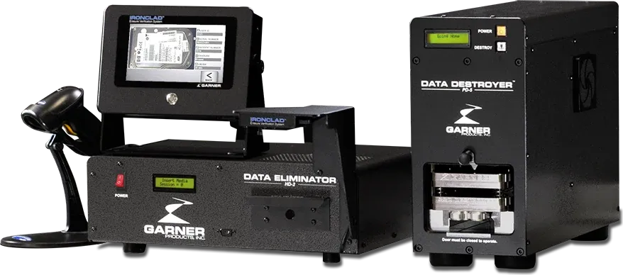 Garner DD-25SSDE IRONCLAD: smagnetizzatore HD-2XTE con IRONCLAD e PD-5E
